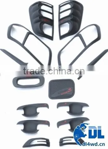 ABS car tail lights cover head lights for D-max