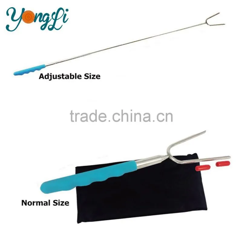 Kids Extra Long 45'' Telescoping Marshmallow Roasting BBQ Sticks