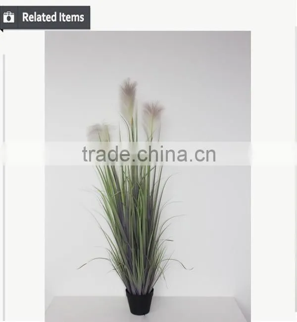 Hotsales artificial single artificial reed grass for home decoration