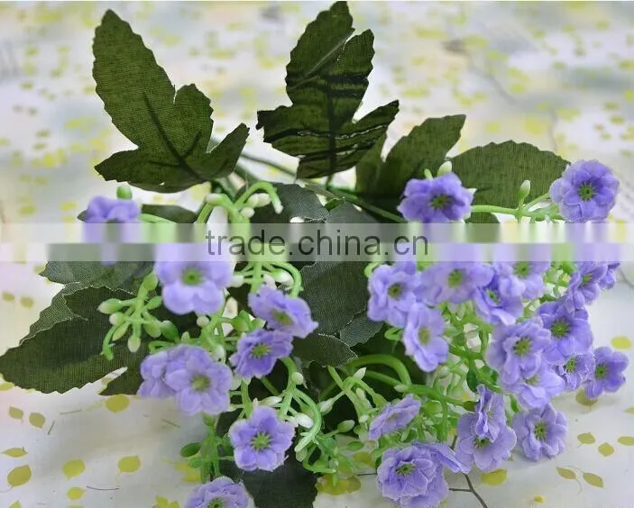 Silk flower bouquet, artificial silk bunch,decorative artificial flower