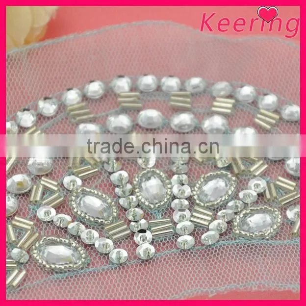 2014fashion embroidery patch cord slim patch WPH-1778
