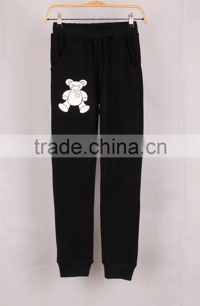 Letter Geometric Print Hoodies Pants Sets Women Sport Wear Loose Suit Tracksuit