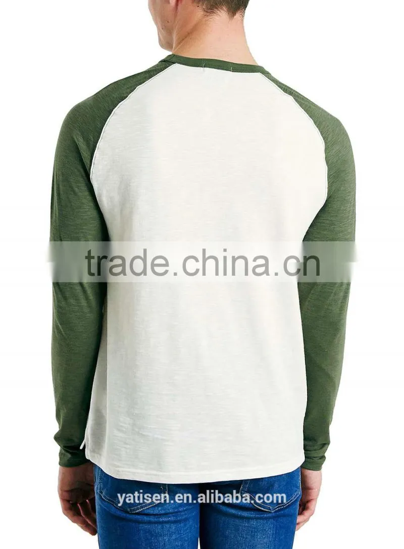 Wholesale men's t shirt Custom Fitness Apparel 2015 Fashionable Long Sleeves Men T Shirt