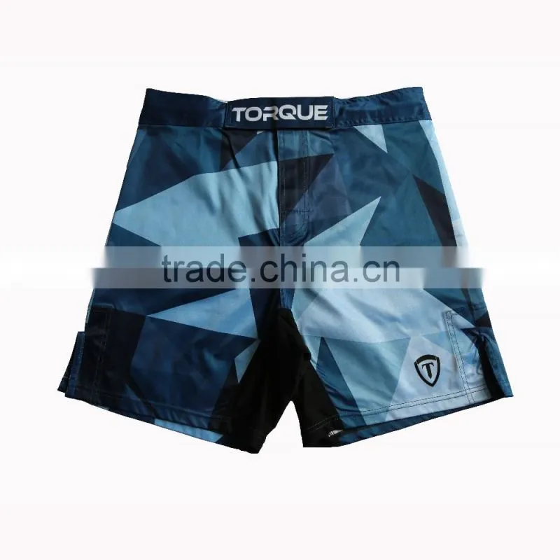 2-Way Stretch 100% Polyester Fight Shorts MMA Shorts