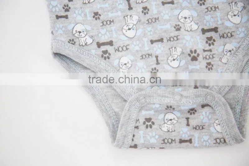 Best Sale Newborn Clothes Sleeveless 100% Cotton Baby Rompers For Boy