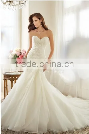pink lace backless A-line crochet wedding dress