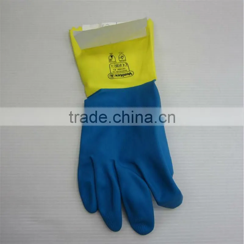 CE EN 388 Cirtefied Natural latex gloves working gloves