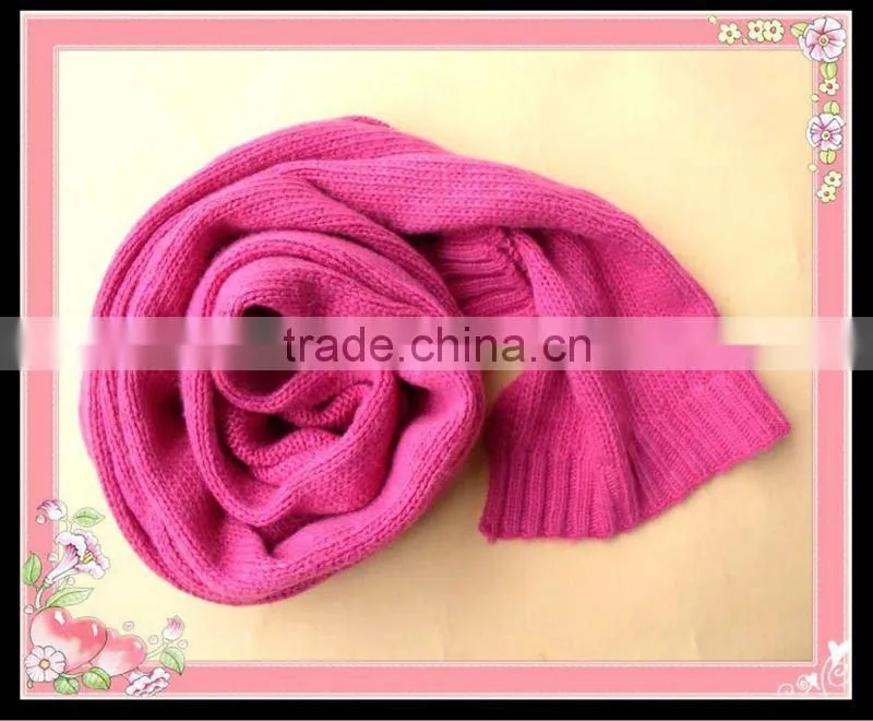 factory directly sell winter knitted and warm fashion scarf