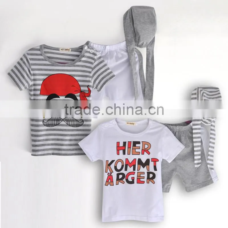 new fashion summer clothing suits infant boys suits baby outfit kids summer clothes