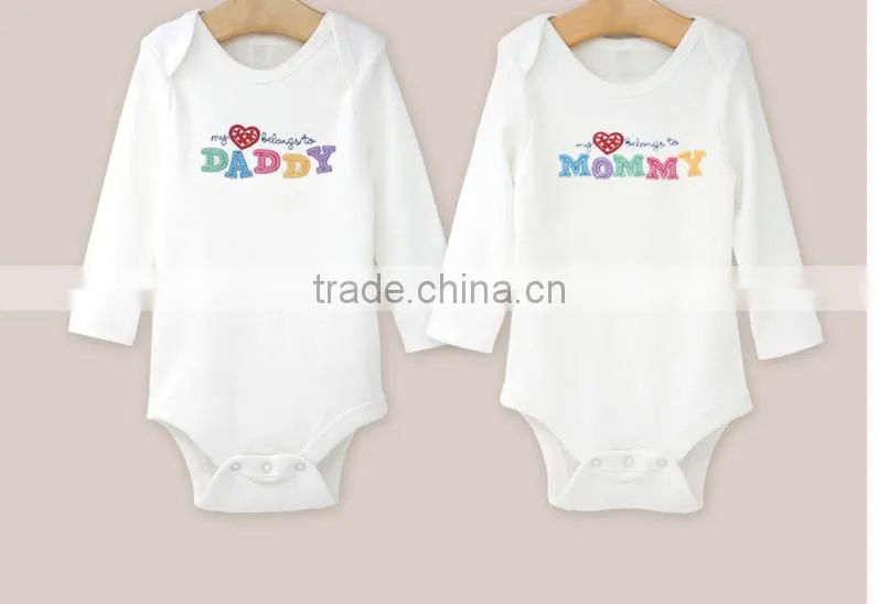 2017 Wholesale spring baby clothes romper autumn baby romper winter infant rompers kids clothes