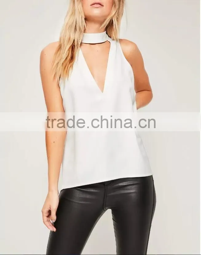 Best selling hot women ladies white western blouse tops in sexy tops