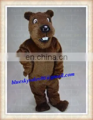 Custom Forest Animal Theme Costume Gopher Mascot Costume Suit Halloween Prop Adult Cartoon Mascotte Fancy Dress Outfit