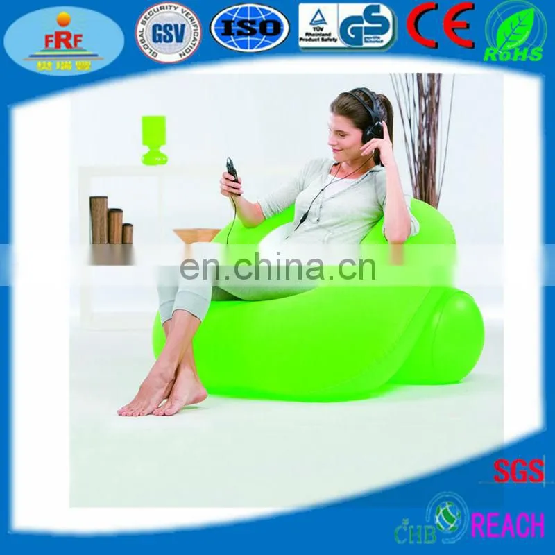 Inflatable Flocked Platen Sofa