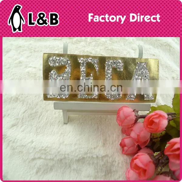 2016 new design fashion popular hot fix rhinestone motif