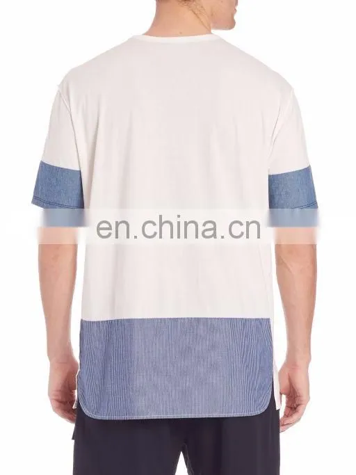 new arrivals cotton plain t shirt loose fitted men short sleeve t shrits