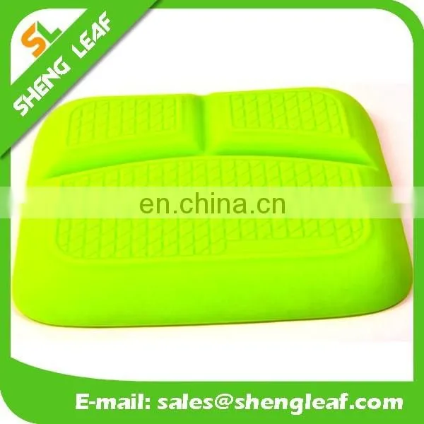 silicone food serving plate bowl with three parts