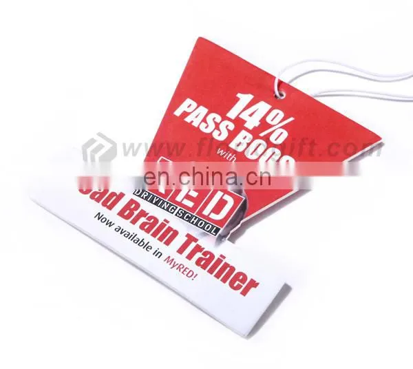 Household branding business paper type air freshener for car