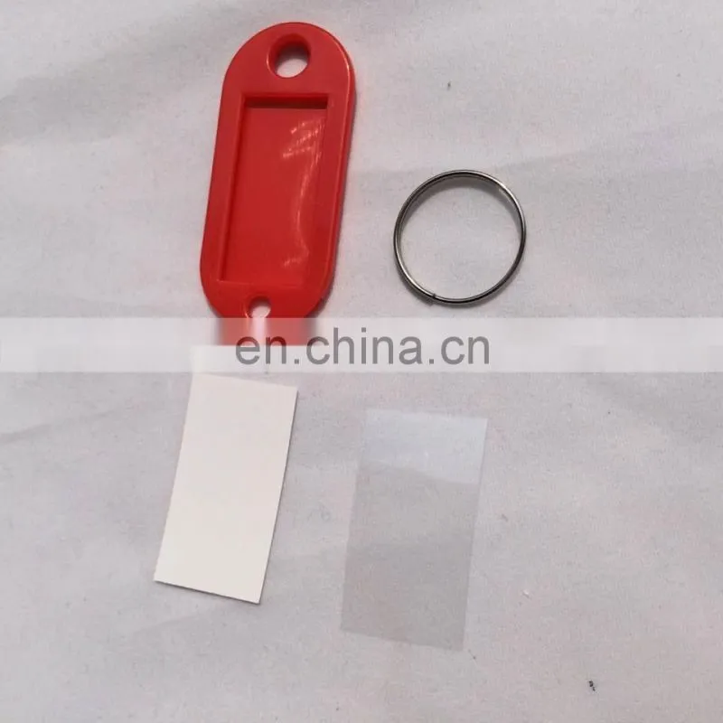 Winho Wholesale Blank Plastic Keychain Key Tags ID Label