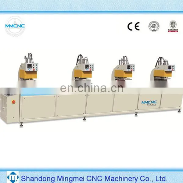 Welcome.New Four-head PVC Welding Machine on aluminium window-door profile