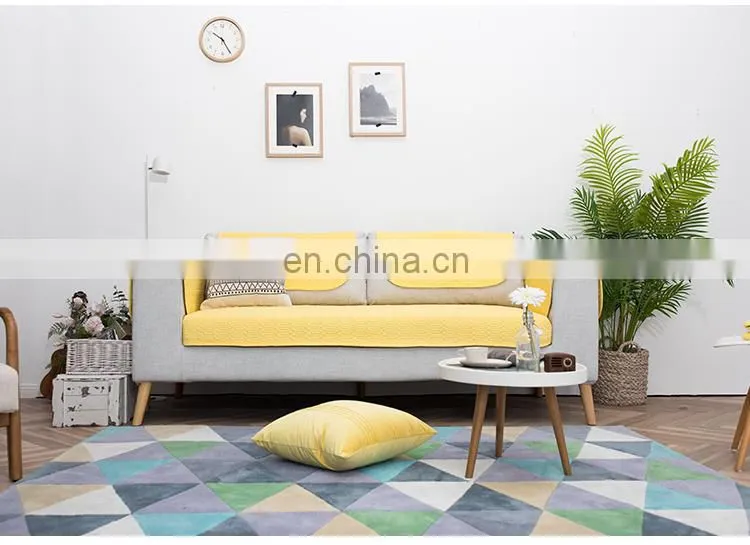 100% Cotton latest design couch cover stretch quilted sofa cover