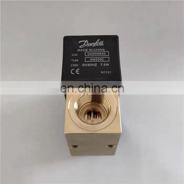 Danfoss 2 way brass water solenoid valve AM230C 230VDC