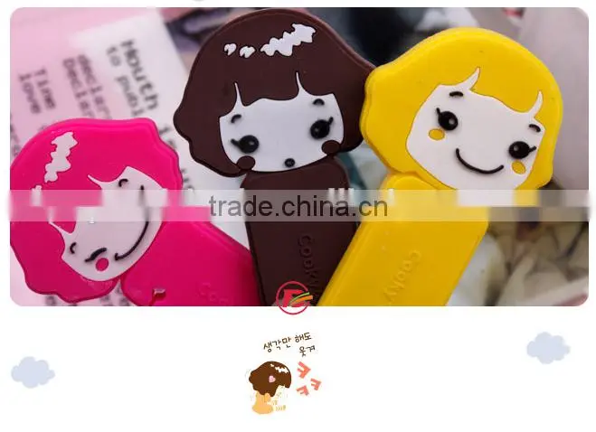 Hottest Little girl silicone earphone winder Lines Cable winder