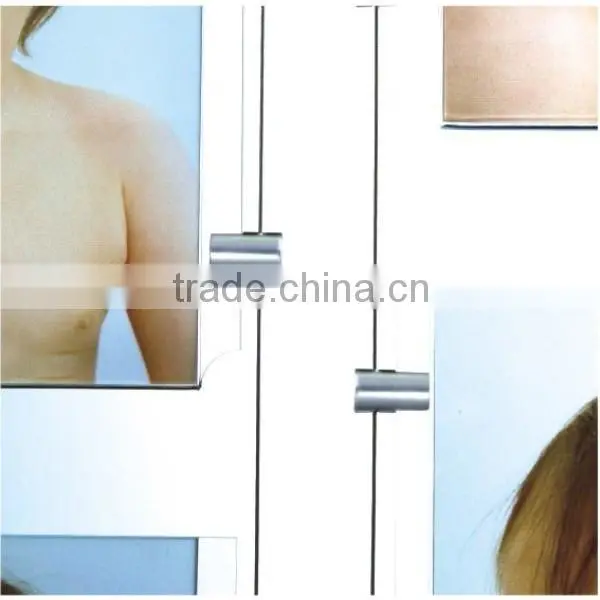Cable Wire Suspension Advertisement A4 Acrylic Pocket Display