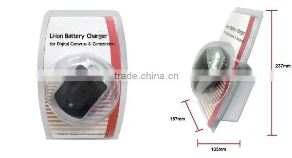 The charger is for video camcorder and digital camera li-ion batteries
