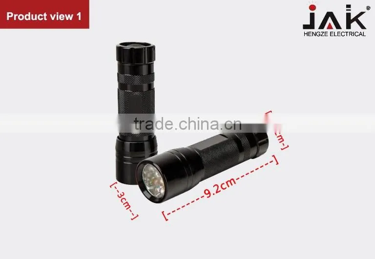 JAK HF1207 12 LED Aluminium Flashlight