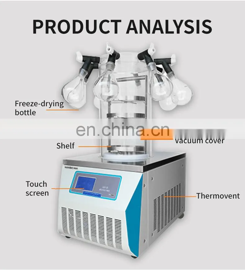 Automatic laboratory apparatus vacuum freeze dryer
