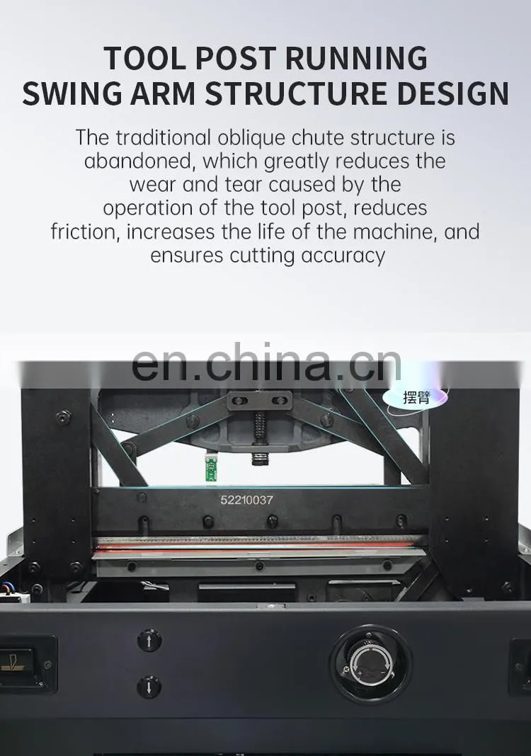 CM460X China Manufacturer 460Mm A3 A4 Electric Control Paper Cutter Guillotine Machine