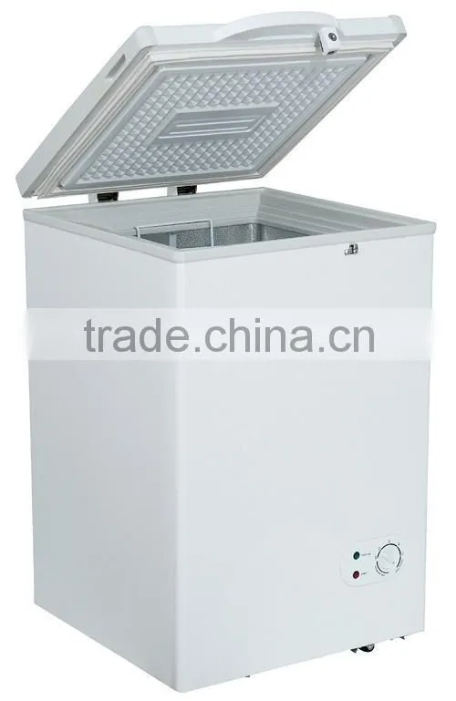 318L battery powered freezer solar powered deep freezer dc chest freezer