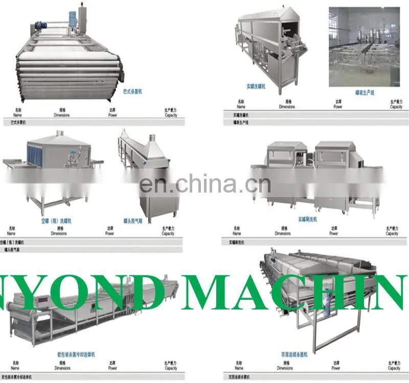 Canned Fruit Cocktail Processing Production Line