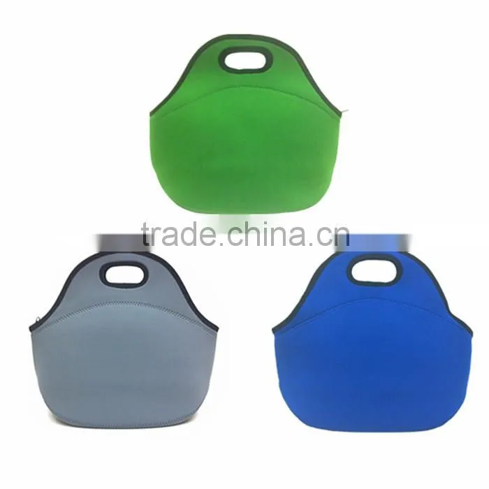 High quantity colorful neoprene lunch tote bag for adult