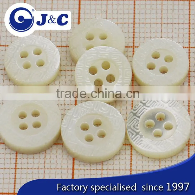 nature white color trocas shell button