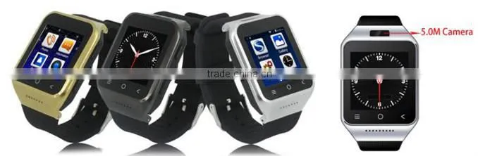 Built in 5.0MP camera 3G WiFi Smart Watch