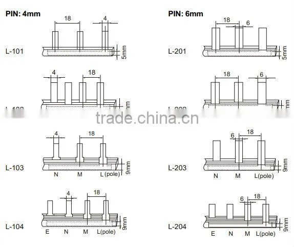 L type rectangular conductor Bus Bar