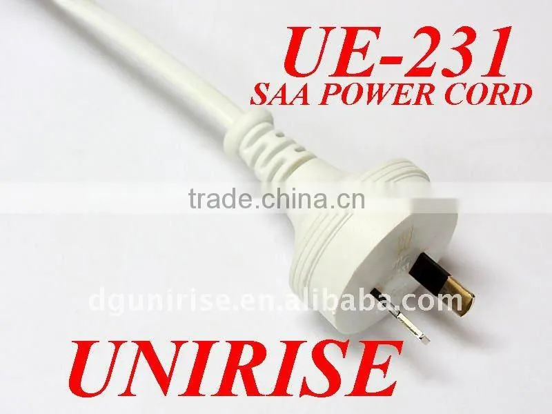 Auetralia transparent on off switch plug power cord