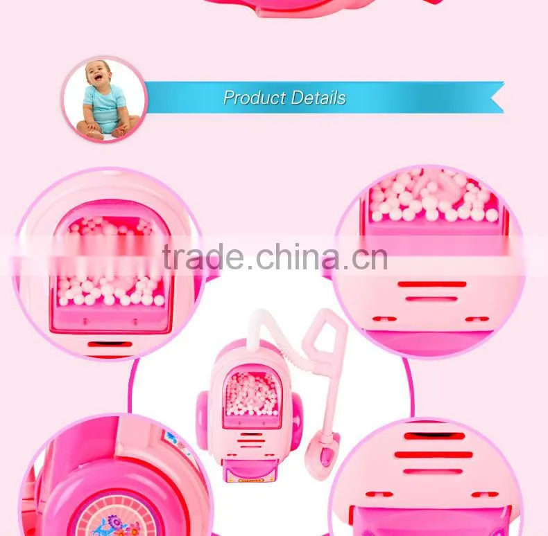 China Manufacturer kids play house Kitchen toy mini appliances toys kids plastic mini vacuum cleaner toy