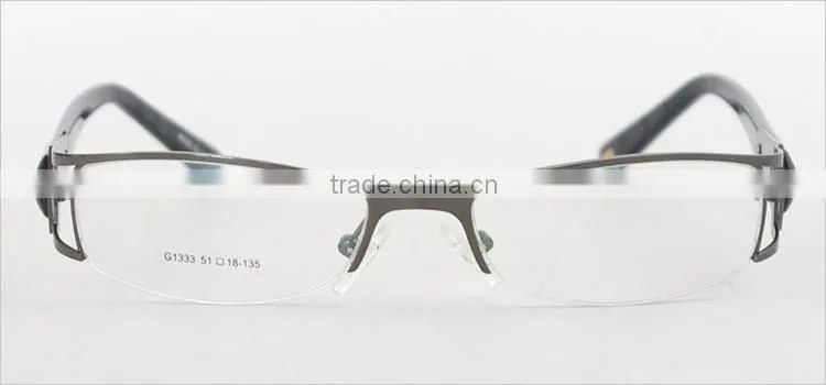 Half-rim Metal High Class Fashion Cheap Plastic Glasses Frames Spectacles Glasses Frames