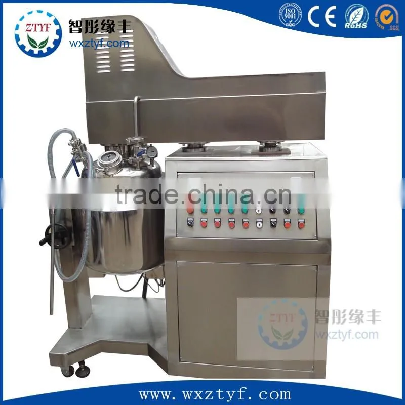 2016 Newest ZT-1300L Vacuum Emulsifying Mixer Machine for cream,lotion