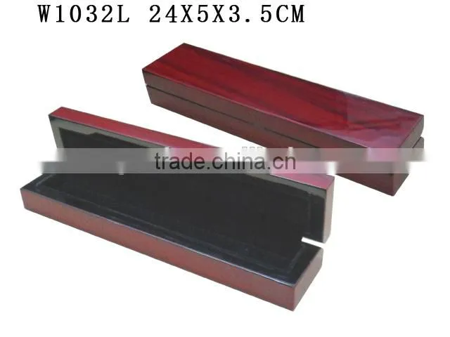 W1032L Hot Design Glossy Spray Paint Jewelry Wooden Box For Bracelet