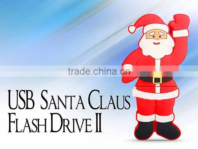 Customized chirstmas gift Santa Claus USB Flash Drive 4gb