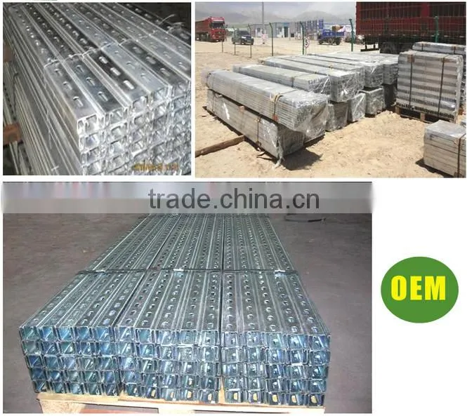 Durable solar panel mounting brackets Hot-dip Galvanized brackets