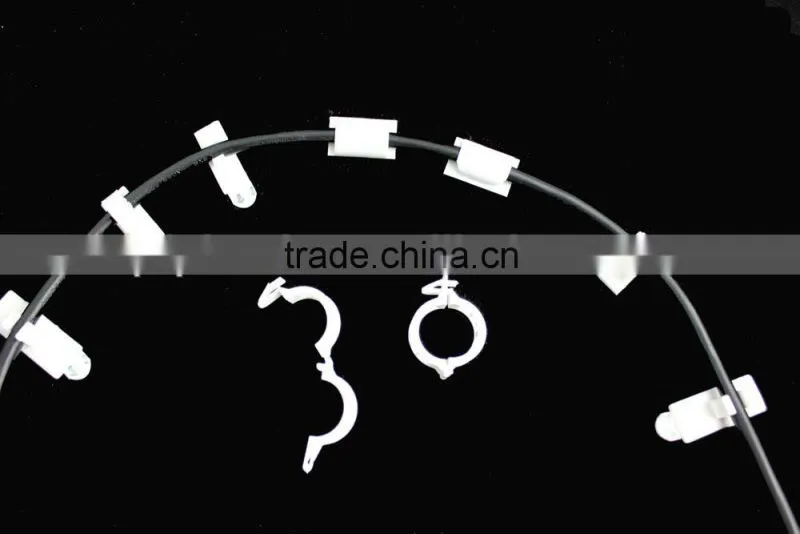 Plastic self adhesive cable wire grip