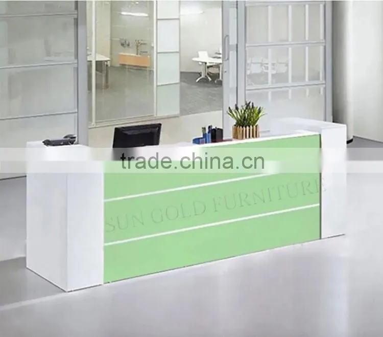 Modern office reception desk hotel reception table design (SZ-RTB045-1)