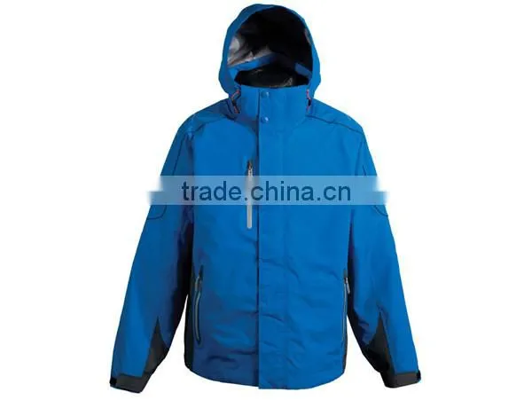 hoodie college jacket with rib hem