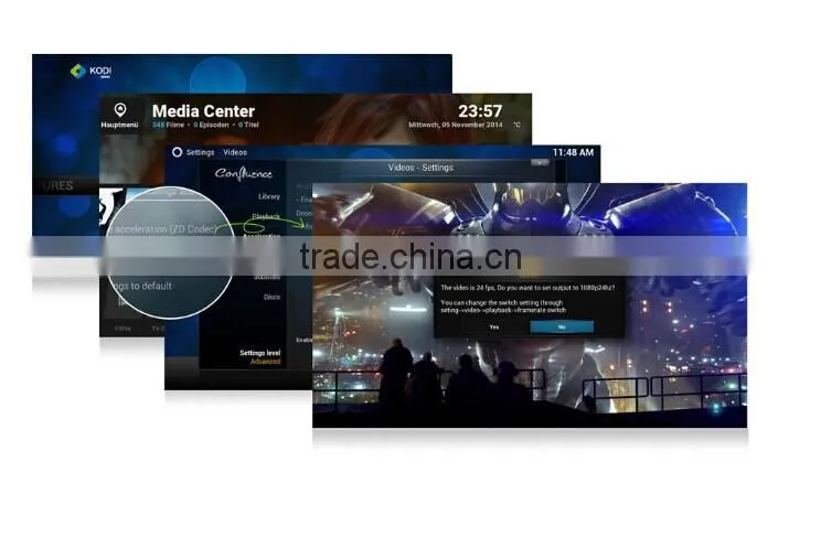 ZIDOO X1 Best Android TV Box with KODI Android Media Player Google TV Box