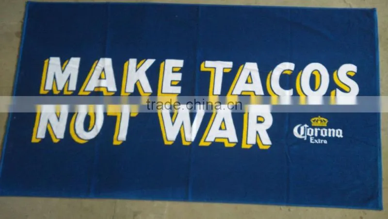 Promotional Custom Microfiber Sublimation Beach Towel