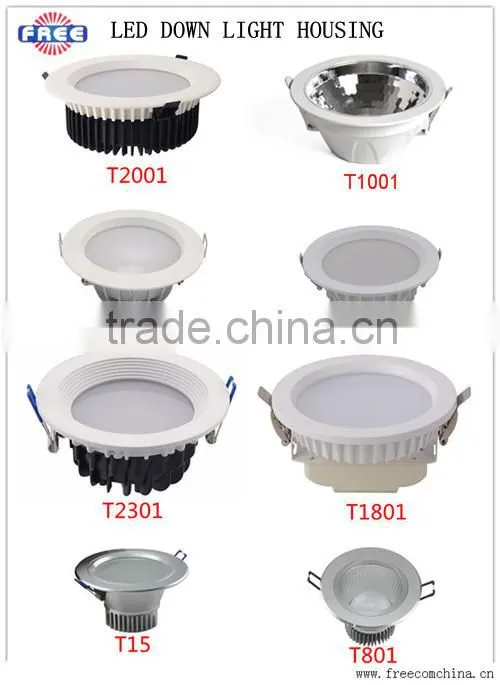Freecom New design 3W-40W COB die cast aluminum led Downlight Housing